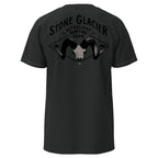 Stone Glacier Ram Skull T-Shirt, Charcoal Heather back