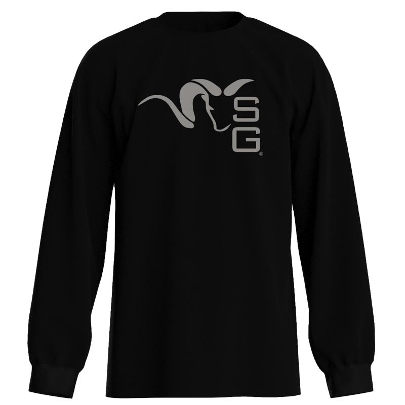 Stone Glacier Ram Long Sleeve T-Shirt, Black front