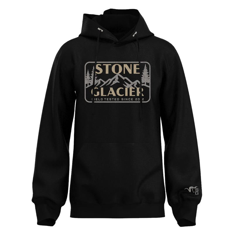 Stone Glacier Ridge Hoody, Black, front