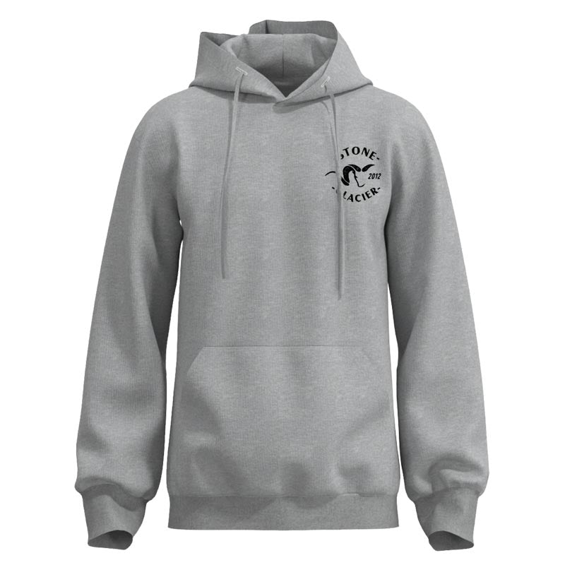 Stone Glacier Crest Hoody, Athletic Heather front