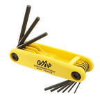 OMP Pro Shop Hex Wrench Set, .050 inch to 3/16 inch