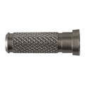 Victory VForce stainless steel arrow insert with knurled body and collar, shown side on against a white background