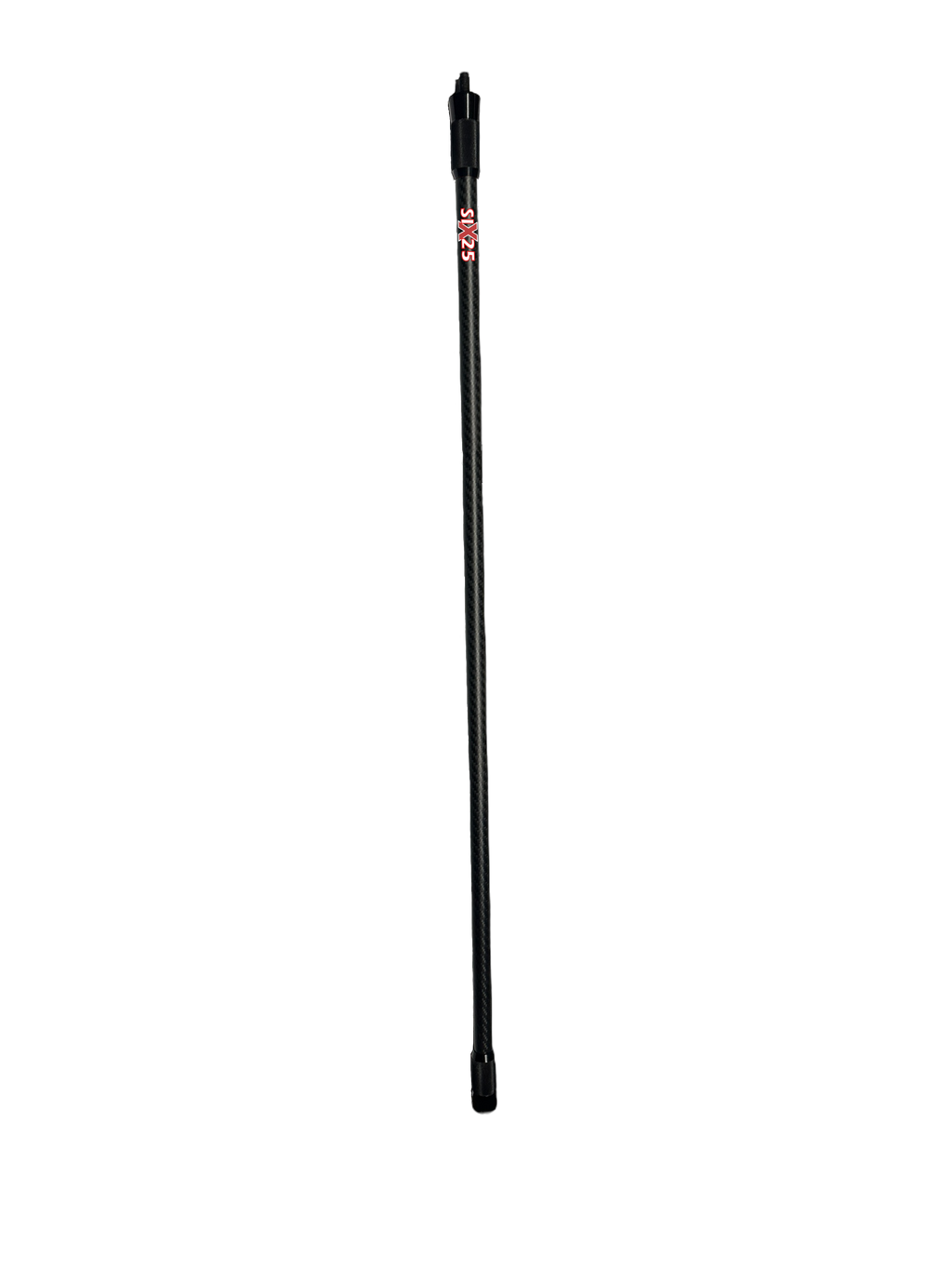 Red Trail SIX25 carbon stabilizer bar photographed on a black background