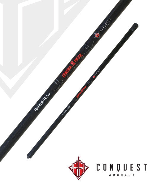 Conquest CF .750 Featherlite Target Side Bar, Matte Black