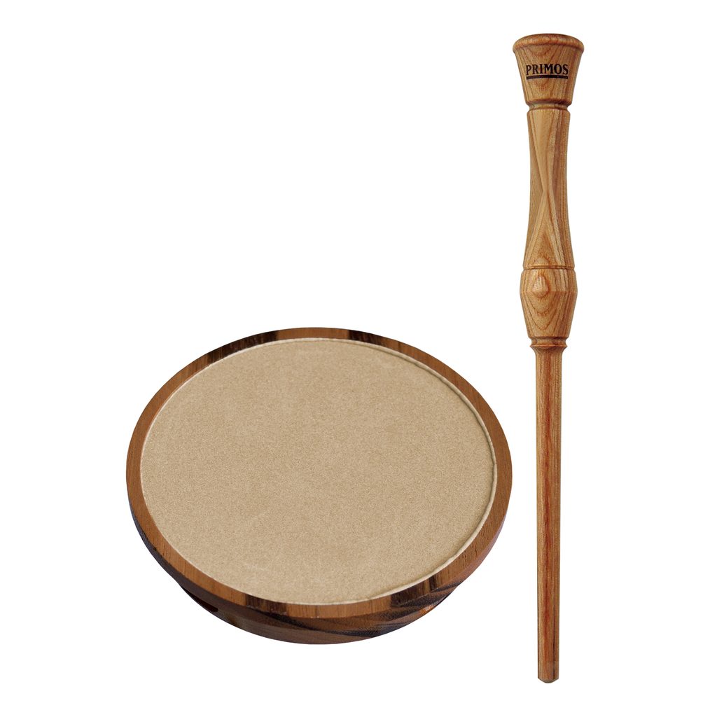 Primos Hensanity Pot Call and striker, angled view