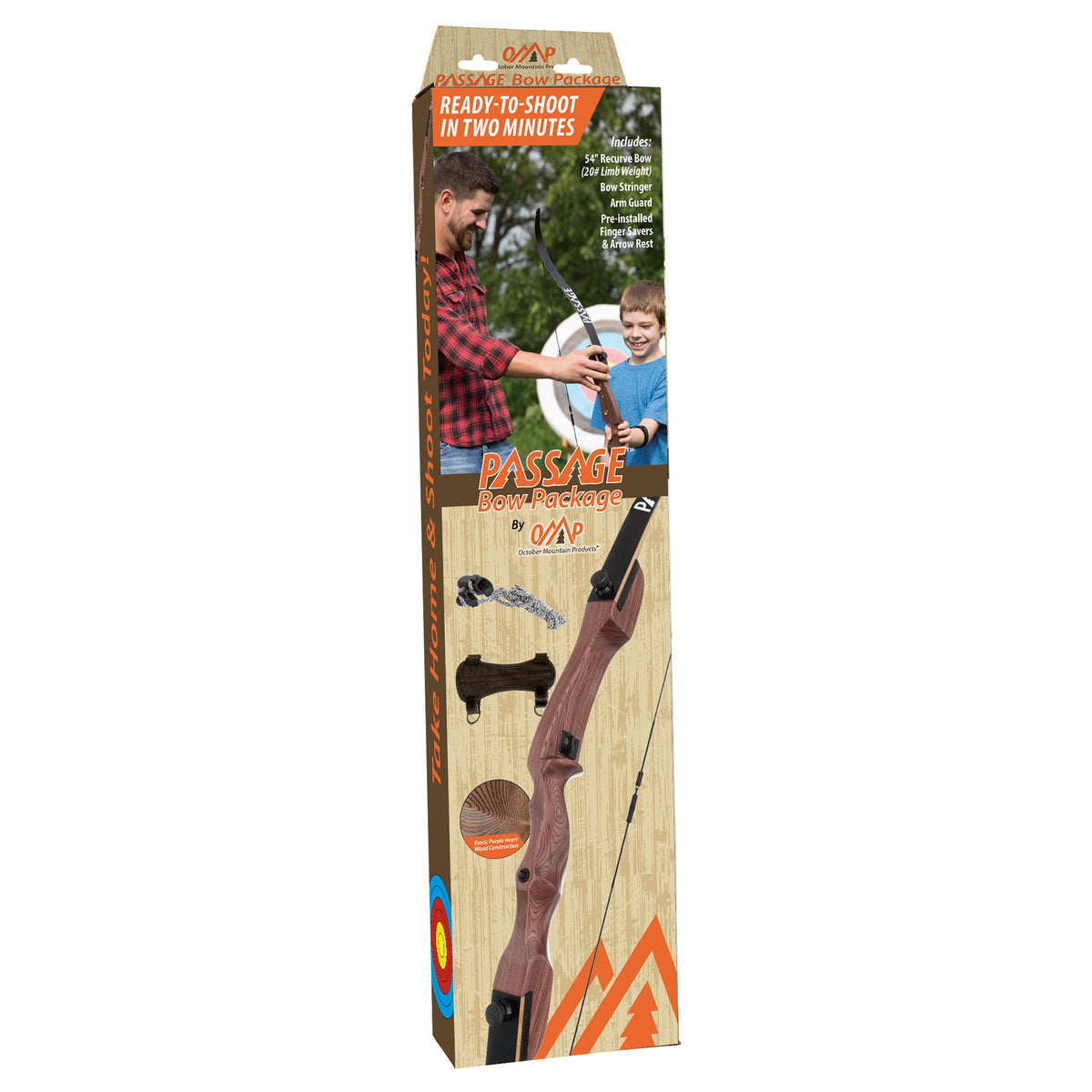 OMP Passage Recurve Bow Package B retail box