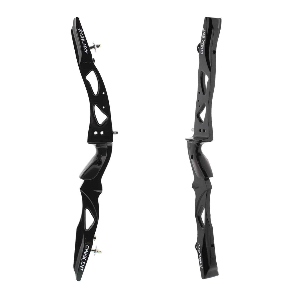 Galaxy Crescent riser shown from the front and side