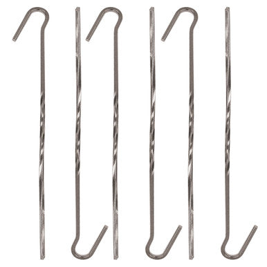 Stansport 7.5" Steel Skewer Tent Stakes - 6 Pack