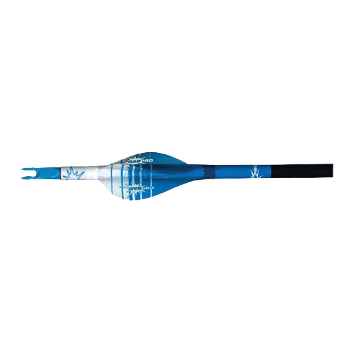 Gas Pro Recurve Efficient 1.75 in. Super Soft Spin Vane, Blue/White