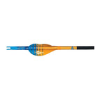Gas Pro Recurve Efficient 1.75 in. Super Soft Spin Vane, Blue/Yellow
