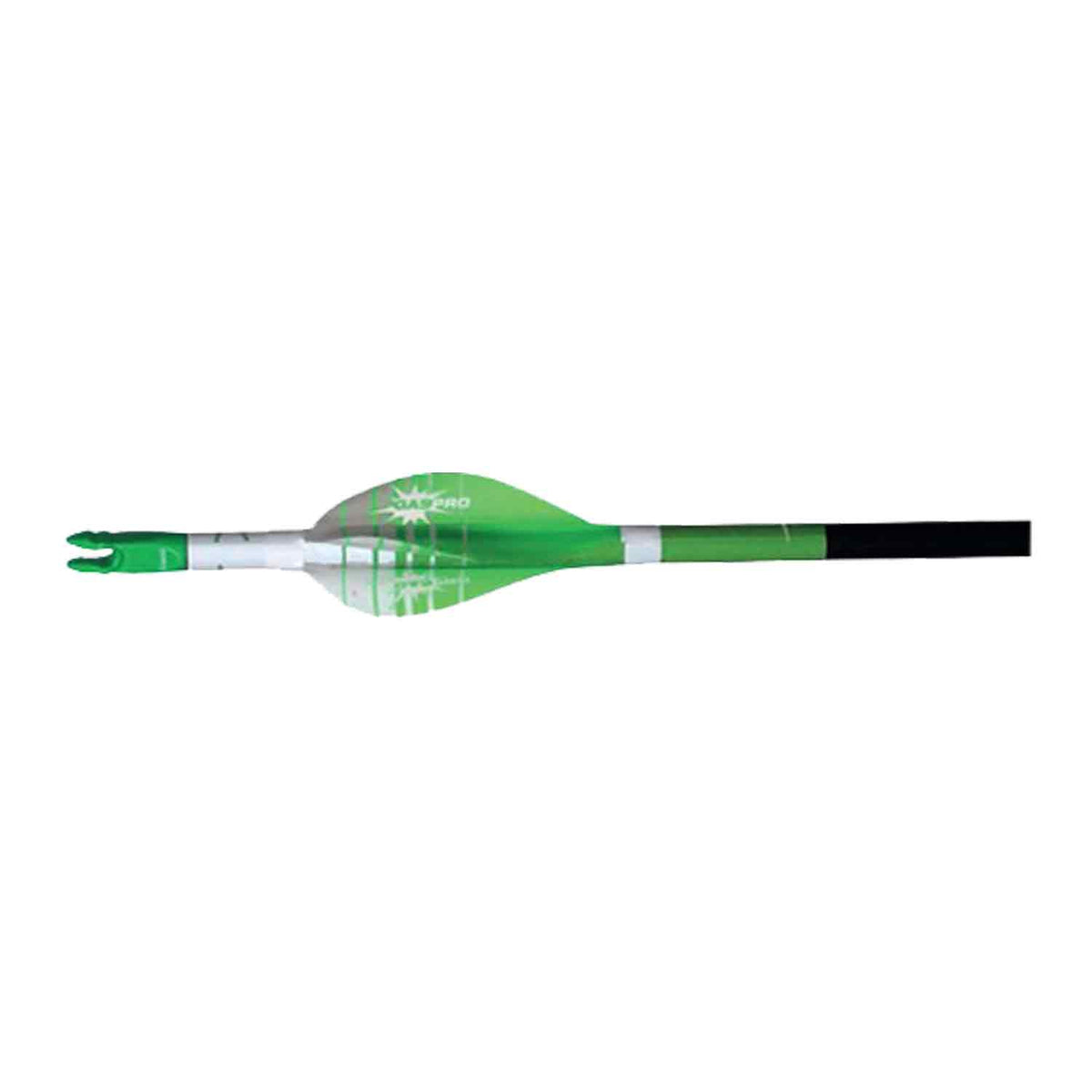 Gas Pro Recurve Efficient 1.75 in. Super Soft Spin Vane, Green/White