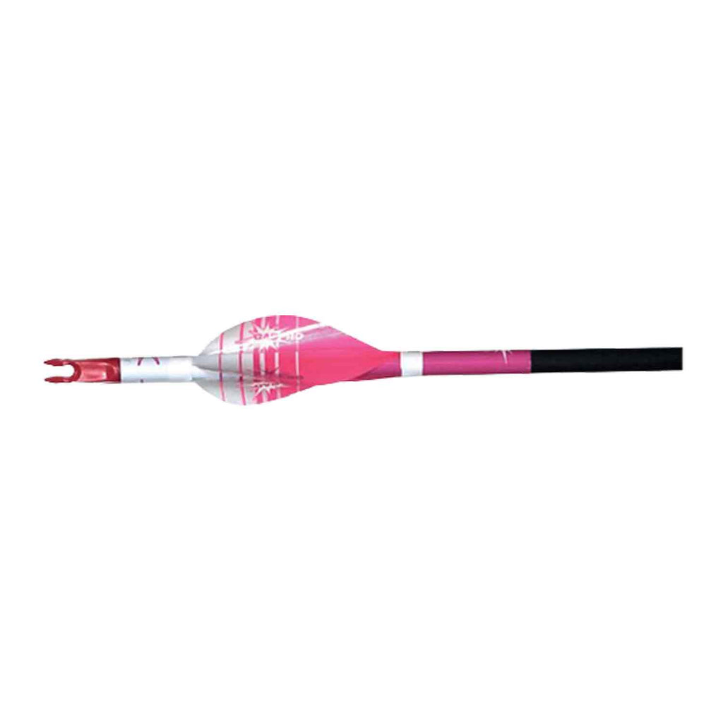 Gas Pro Recurve Efficient 1.75 in. Super Soft Spin Vane, Pink/White