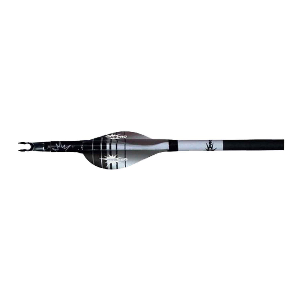 Gas Pro Recurve Efficient 1.75 in. Super Soft Spin Vane, Silver/Black