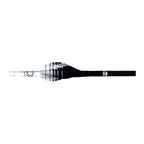 Gas Pro Recurve Efficient 1.75 in. Super Soft Spin Vane, Black/White