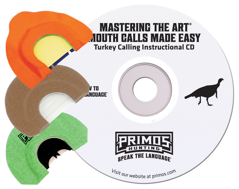 Primos Mastering the Art Turkey Mouth Call Pak with instructional CD