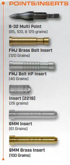 Easton 9mm bolt components
