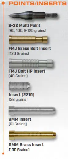 Easton 9mm bolt components