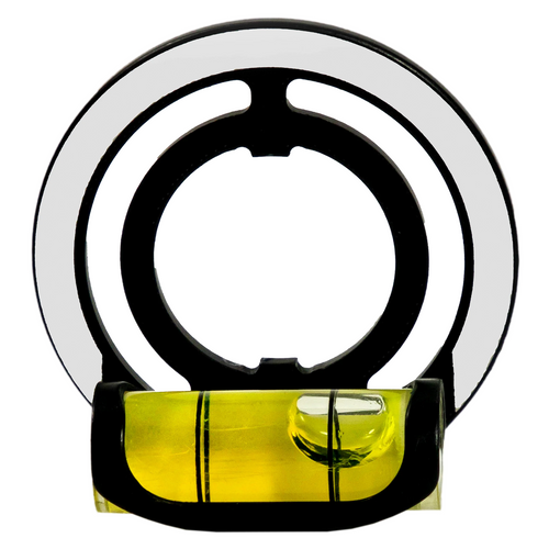 Axcel Curve CX Peep Alignment Ring with Level Vial, Black, 32 mm