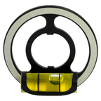 Axcel Curve CX Peep Alignment Ring with Level Vial, Black, 39 mm