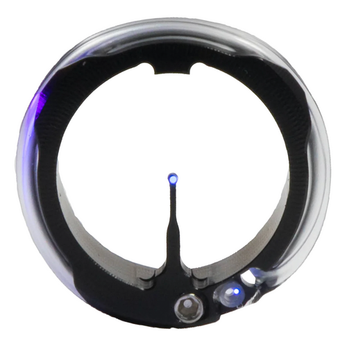 Axcel Curve Fire Ring Pin, .010 in blue fibre optic
