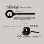 Axcel Curve RXF features: 14mm scope I.D., wrapped fibre, adjustable rheostat cover