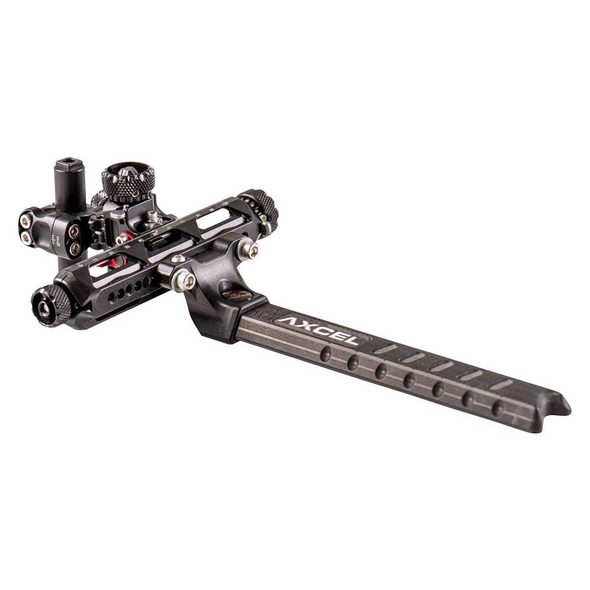 Axcel Achieve XP PRO with Bridge-Lock Mount, 6" Bridge-Lock offset UHM carbon bar, left-handed, Black elevation rail