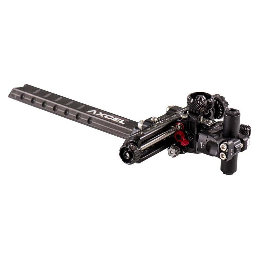 Axcel Achieve XP PRO with Bridge-Lock Mount, angled view, Black
