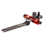 Axcel Achieve XP PRO with Bridge-Lock Mount, 6" Bridge-Lock offset UHM carbon bar, right-handed, Red elevation rail
