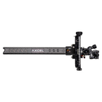 Axcel Achieve XP PRO with Bridge-Lock Mount, 9" Bridge-Lock offset UHM carbon bar, right-handed, Black elevation rail