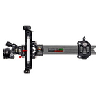 Axcel Achieve XP PRO Compound target sight, Black, opposite-side view showing Wedge Lock bow mount bracket