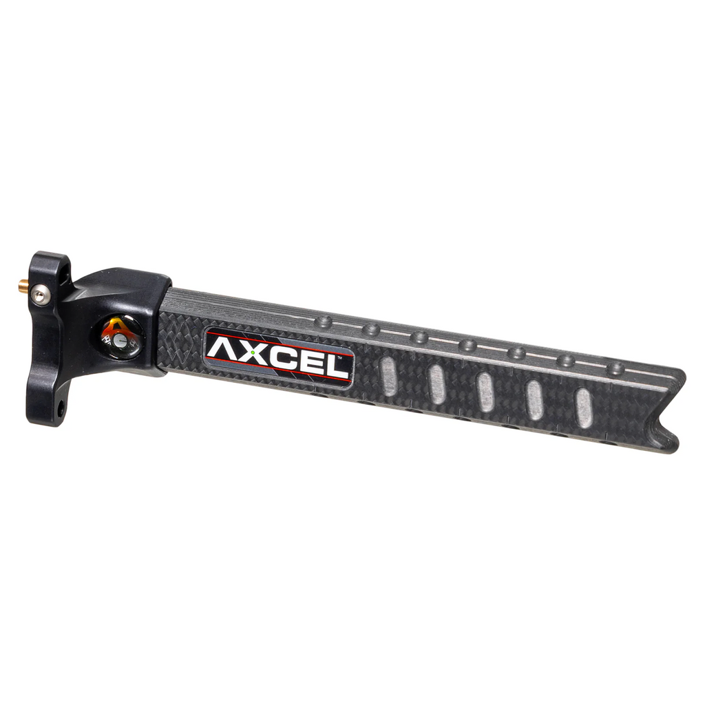 Axcel Achieve XP Pro Offset Extension Bar, 6" UHM Diamond Weave Carbon Left-Handed, Black