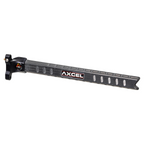 Axcel Achieve XP Pro Offset Extension Bar, 9" UHM Diamond Weave Carbon Left-Handed, Black