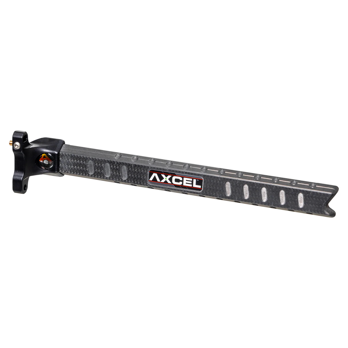 Axcel Achieve XP Pro Offset Extension Bar, 9" UHM Diamond Weave Carbon Left-Handed, Black