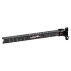 Axcel Achieve XP Pro Offset Extension Bar, 9" UHM Diamond Weave Carbon Right-Handed, Black