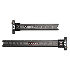 Axcel Achieve XP PRO Extension Bar, UHM Diamond Weave Carbon, 6" and 9" shown, Black