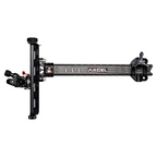 Axcel Achieve XP PRO Recurve sight, Black elevation rail and knobs, left-handed