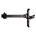 Axcel Achieve XP PRO Recurve sight, Black elevation rail and knobs, right-handed, 9 inch UHM Diamond Weave carbon bar