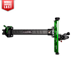 Axcel Achieve XP PRO Recurve sight, Green elevation rail and knobs, right-handed