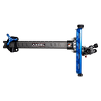Axcel Achieve XP PRO Recurve sight, Blue elevation rail and knobs, right-handed