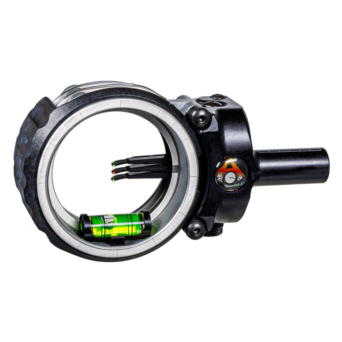 Axcel AccuStat II Scope, Stealth Bowhunting Black, 3 pin .019" multipin setup
