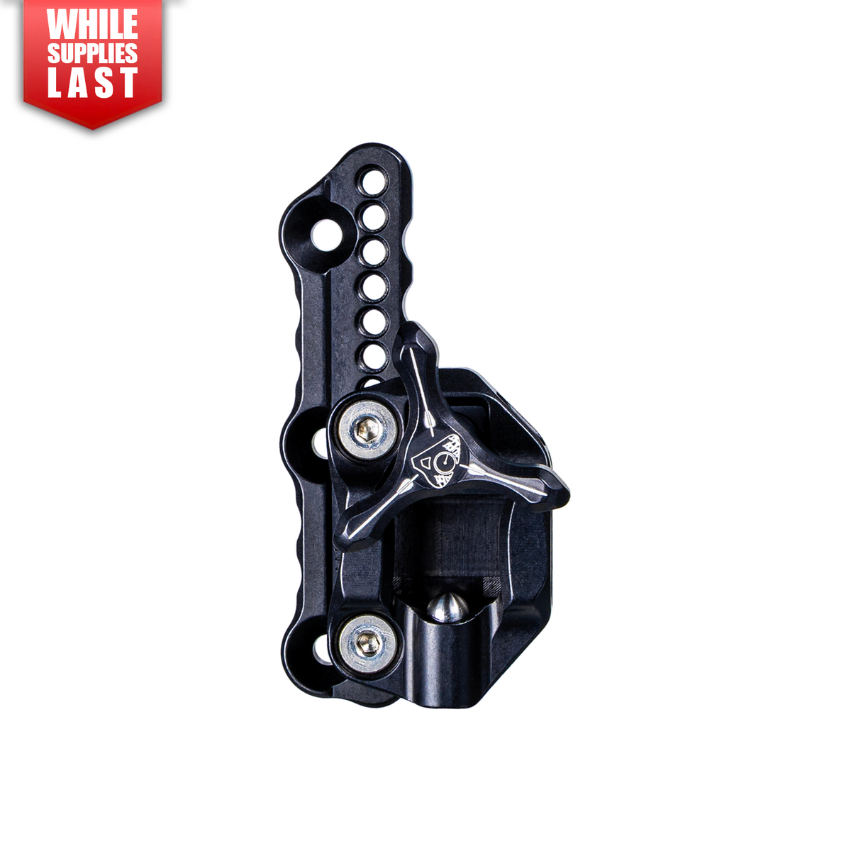 Axcel Achieve XP VR Recurve Wedge Lock Mounting Bracket, left-handed, black Tri-Star knob