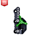 Axcel Achieve XP VR Recurve Wedge Lock Mounting Bracket, left-handed, green Tri-Star knob