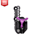 Axcel Achieve XP VR Recurve Wedge Lock Mounting Bracket, right-handed, purple Tri-Star knob