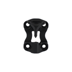 Axcel Wedge Lock Mounting Bracket with Low Profile Tri-Star Knob, Black