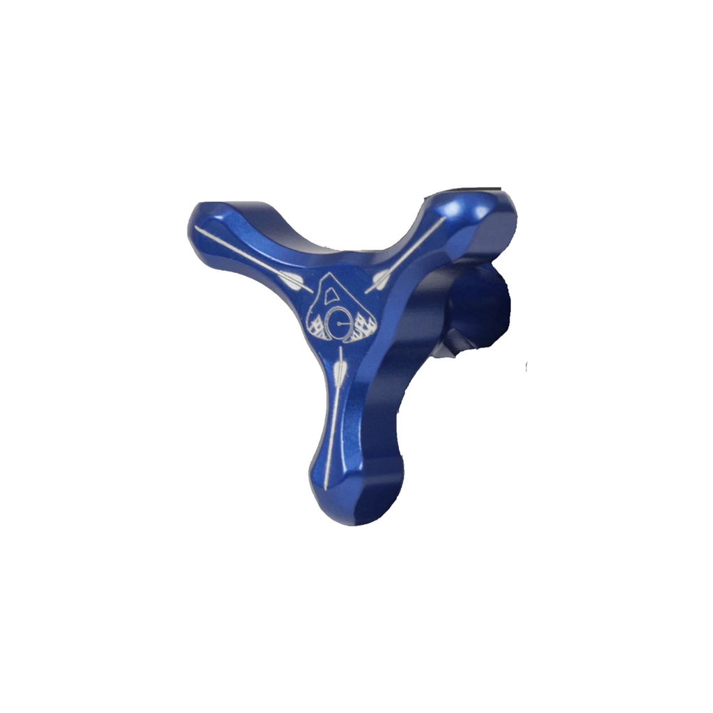 Axcel Tri-Star Knob, Blue