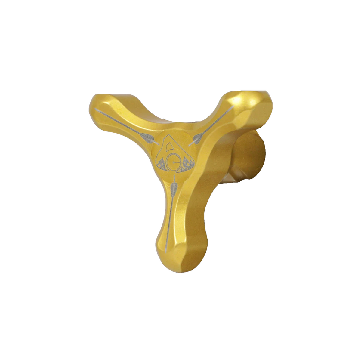Axcel Tri-Star Knob, Gold