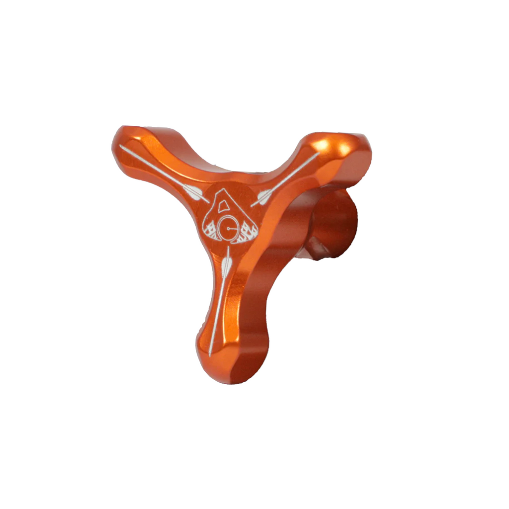 Axcel Tri-Star Knob, Orange