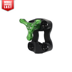 Axcel Wedge Lock Mounting Bracket with Tri-Star Knob, Green