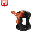 Axcel Wedge Lock Mounting Bracket with Tri-Star Knob, Orange