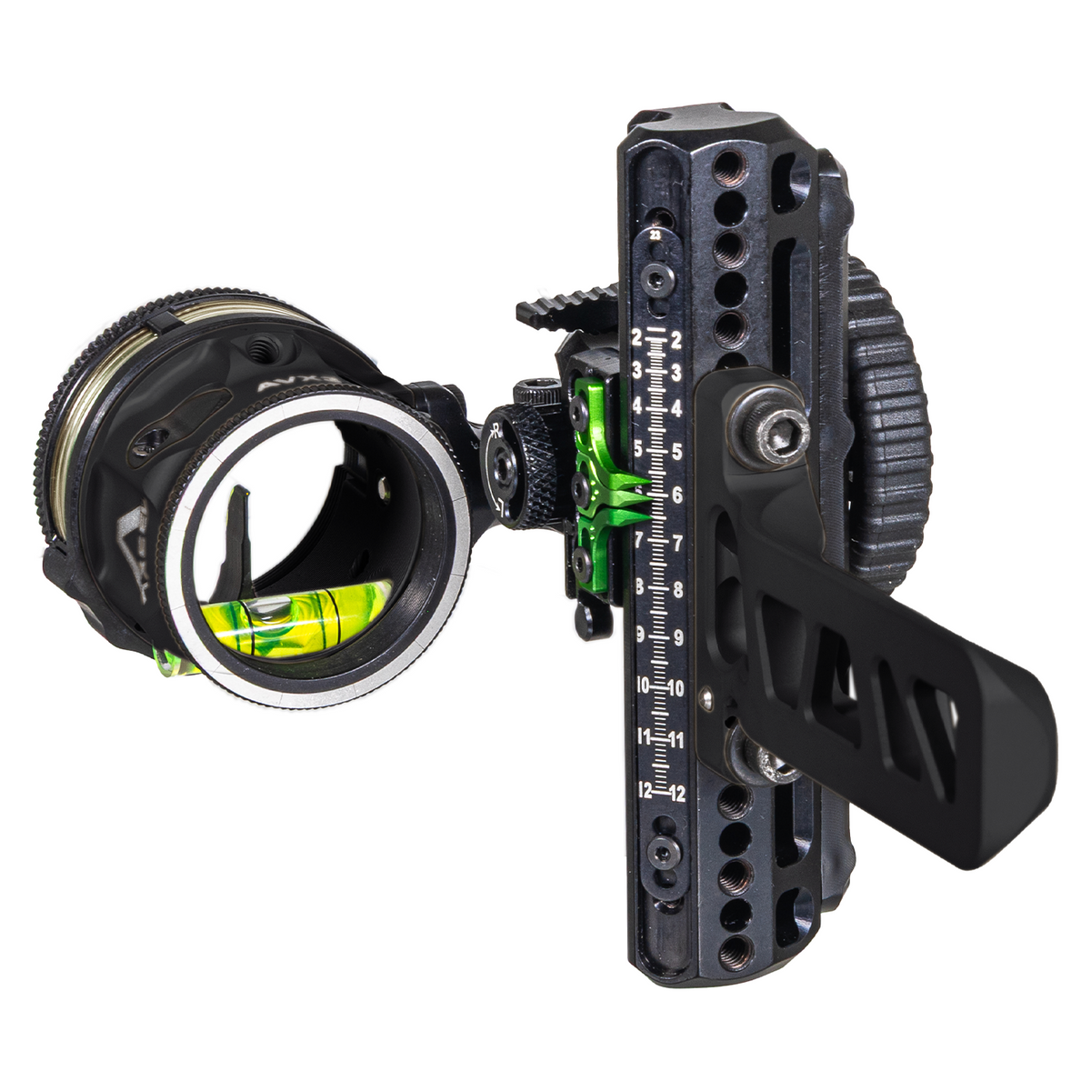Axcel Driver CK AVX Single Pin Bridge-Lock bow sight, Midnight Cerakote, AVX-31 Plus scope, .010" Yellow pin (ADVP-B110-3YMD)